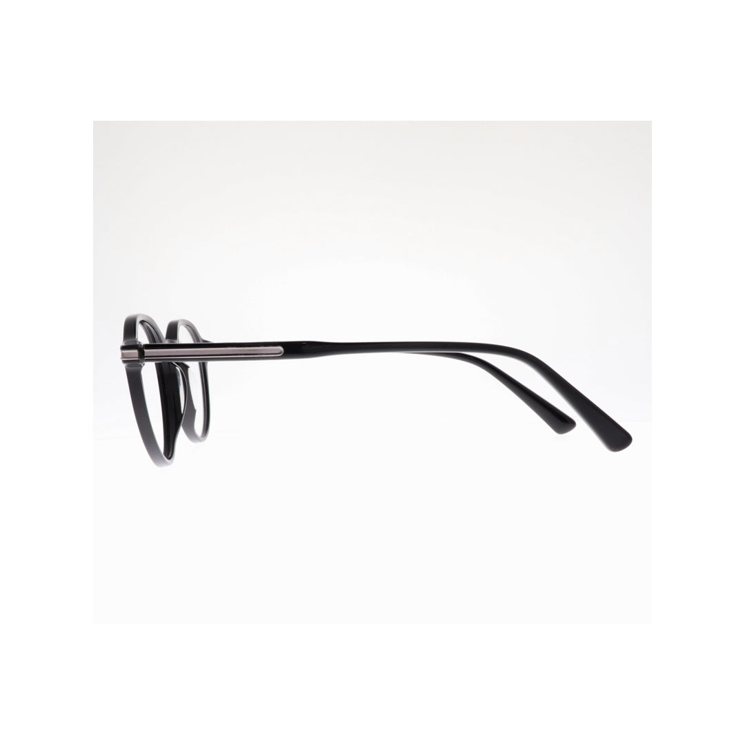 Joy Style For Unisex Eyeglasses Round Shape 48 Old3012c1 Black