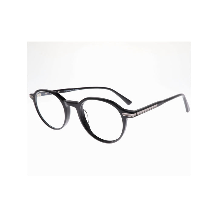 Joy Style For Unisex Eyeglasses Round Shape 48 Old3012c1 Black