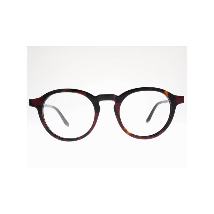 Joy Style For Unisex Eyeglasses Round Shape 48 Rda10065c2 Red Black