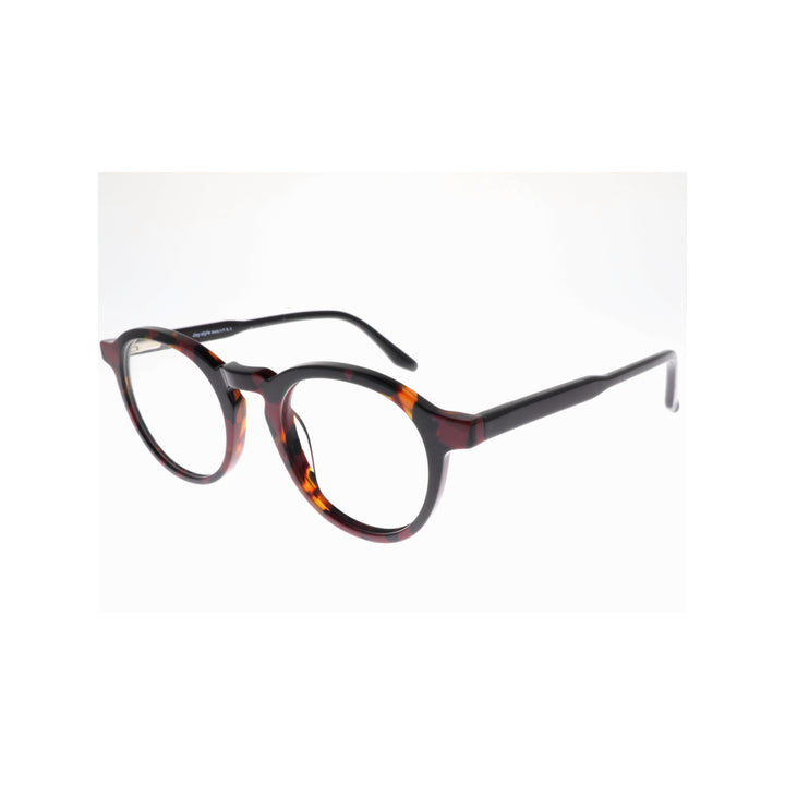 Joy Style For Unisex Eyeglasses Round Shape 48 Rda10065c2 Red Black