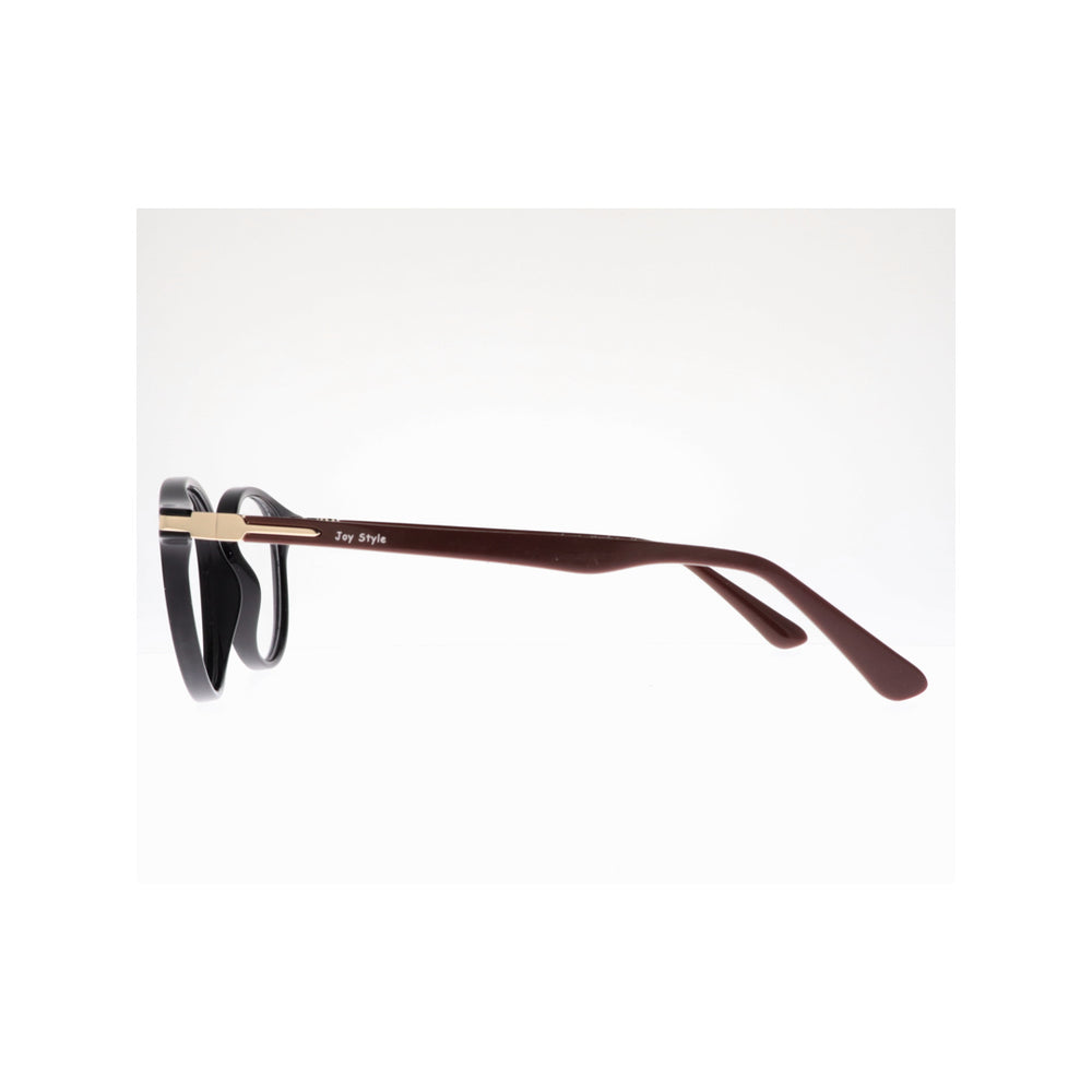 Joy Style For Unisex Eyeglasses Round Shape 48 Rta8002c1 Black Brown