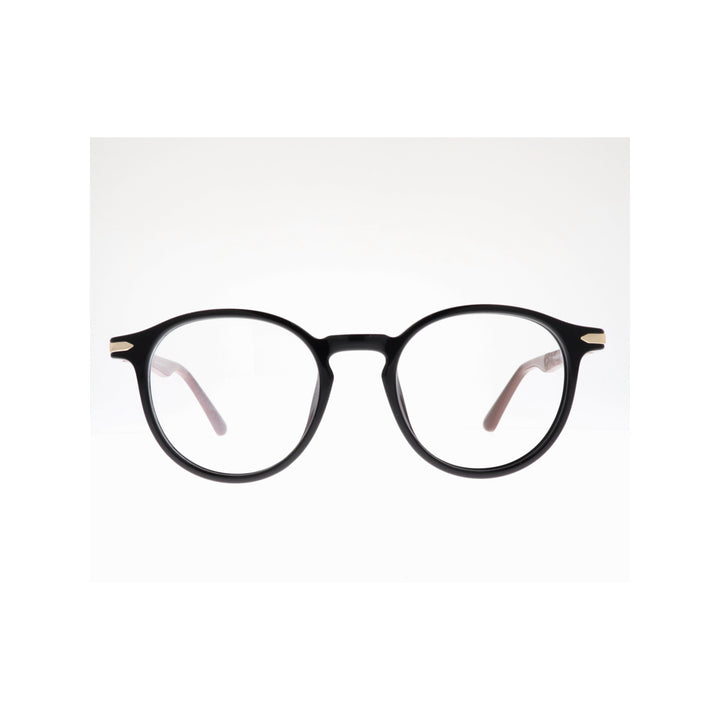 Joy Style For Unisex Eyeglasses Round Shape 48 Rta8002c1 Black Brown