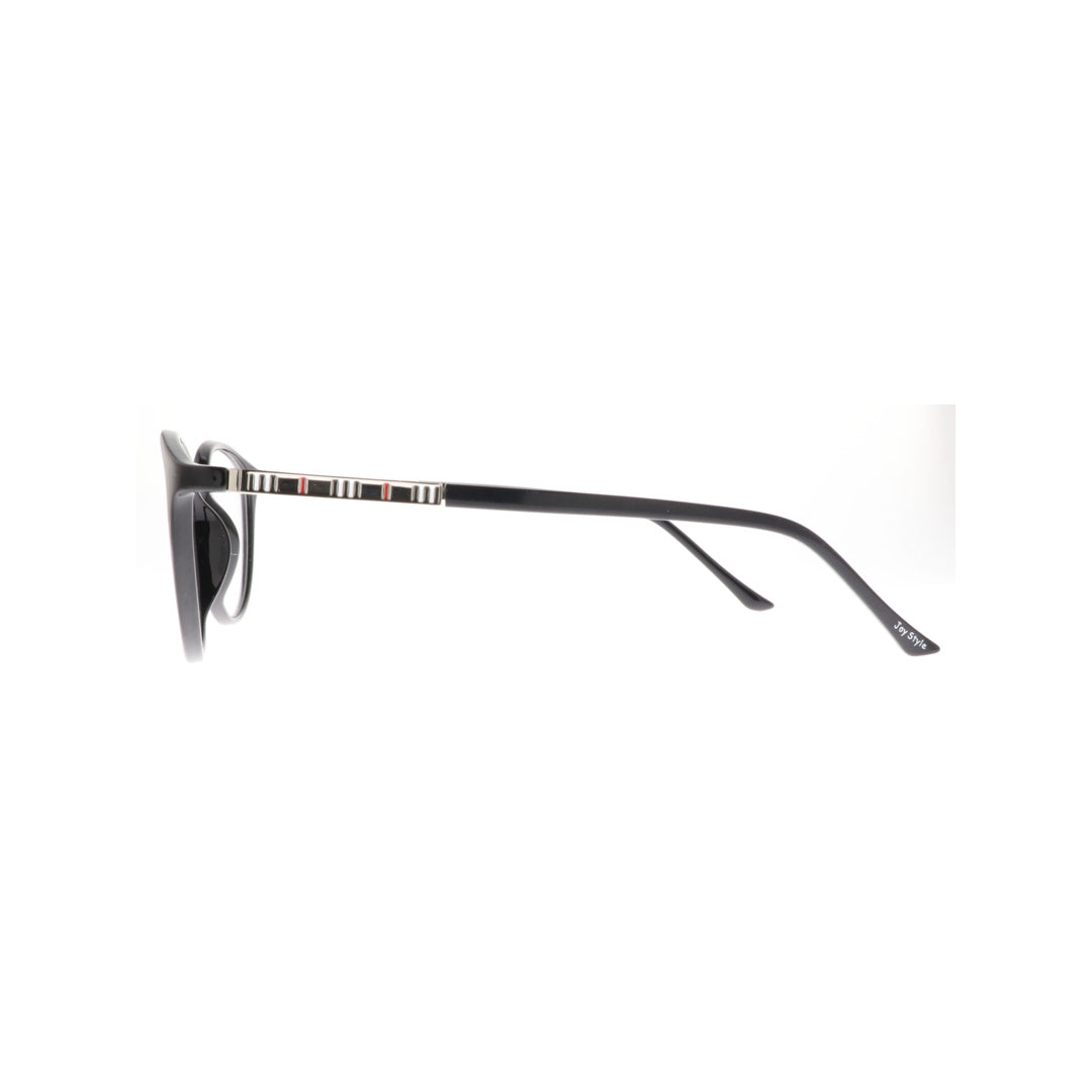 Joy Style For Unisex Eyeglasses Round Shape 49 8619c4 Black