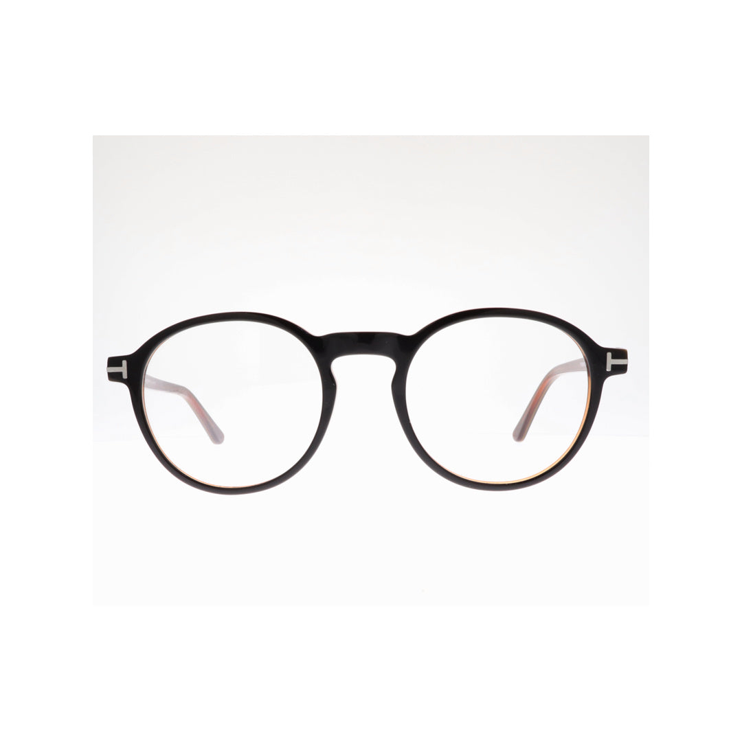 Joy Style For Unisex Eyeglasses Round Shape 49 Ft5606bc3 Brown
