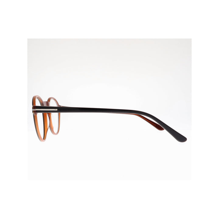 Joy Style For Unisex Eyeglasses Round Shape 49 Ft5606bc3 Brown