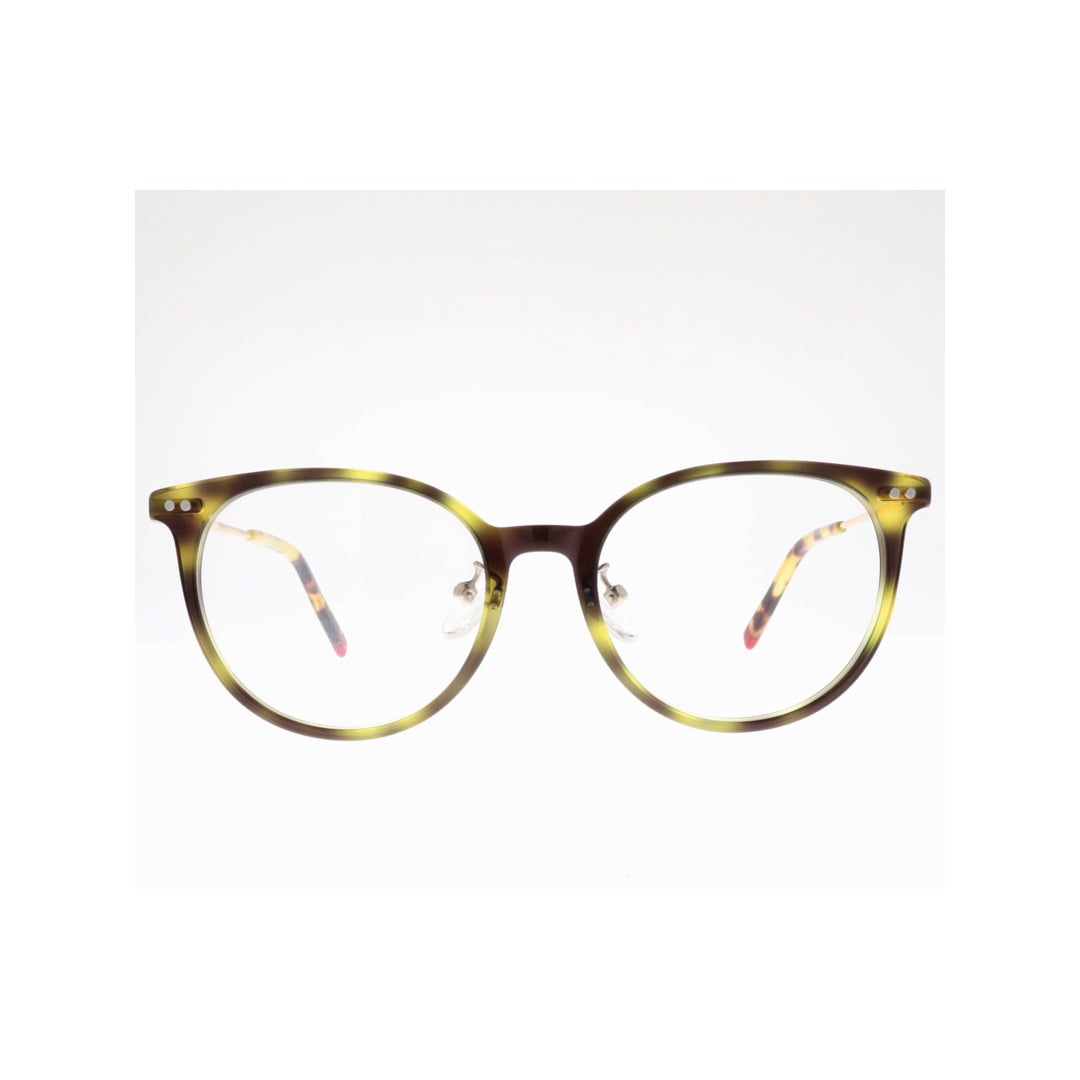 Joy Style For Unisex Eyeglasses Round Shape 49 Hd3007c3 Olive Green And Brown