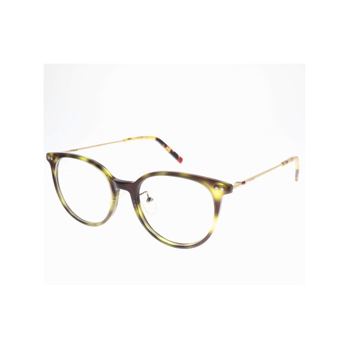 Joy Style For Unisex Eyeglasses Round Shape 49 Hd3007c3 Olive Green And Brown