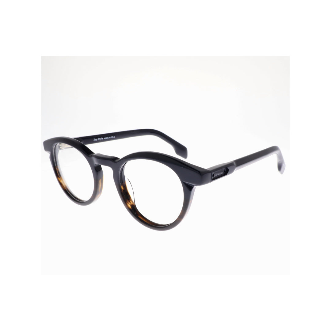 Joy Style For Unisex Eyeglasses Round Shape 50 F3330c3 Blue Brown