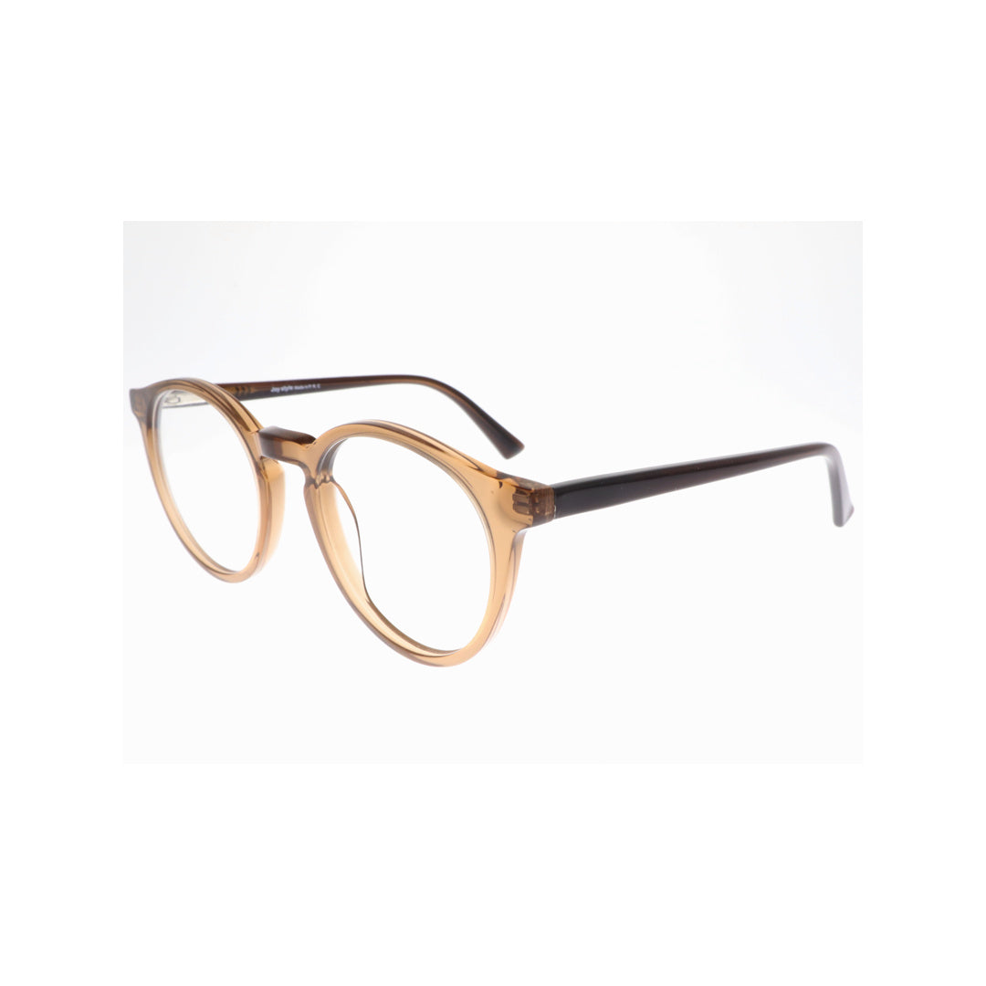 Joy Style For Unisex Eyeglasses Round Shape 51 Rda10042c4 Brown
