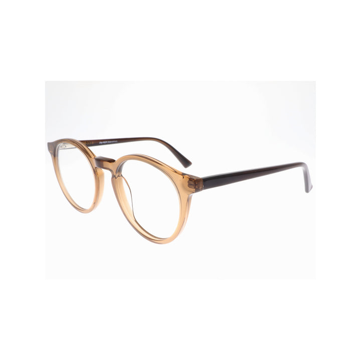 Joy Style For Unisex Eyeglasses Round Shape 51 Rda10042c4 Brown