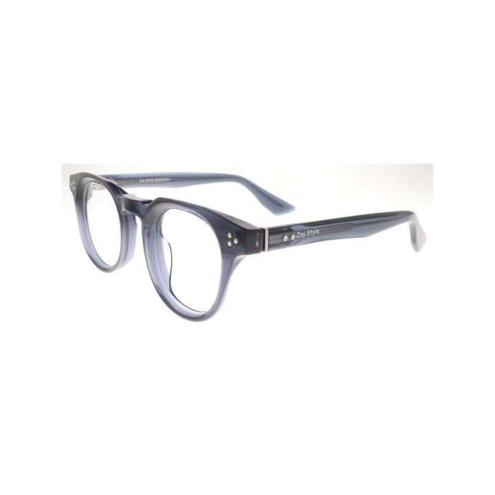 Joy Style For Unisex Eyeglasses Round Shape Size 46 3306c6 Grey Blue