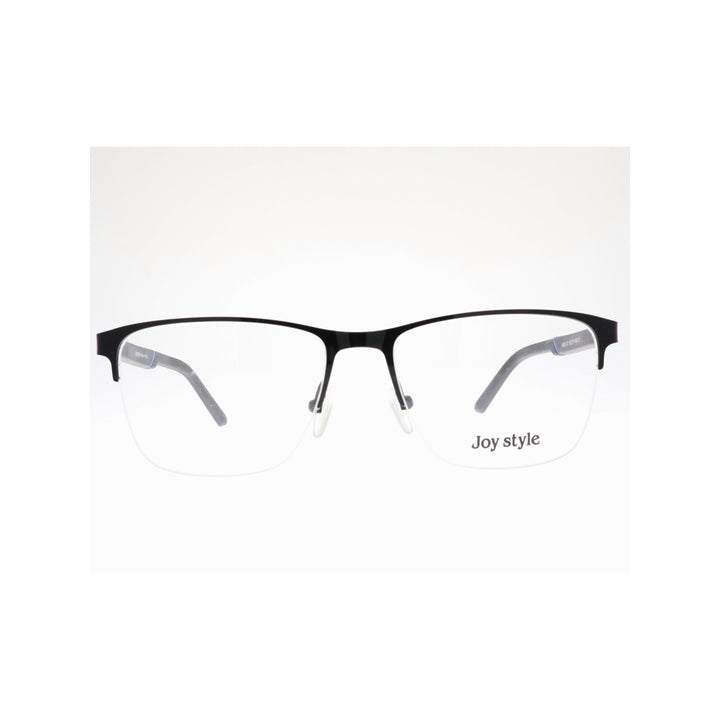 Joy Style For Unisex Eyeglasses Semi Rimless Square Shape Size 54 Hq01-31c1 Black