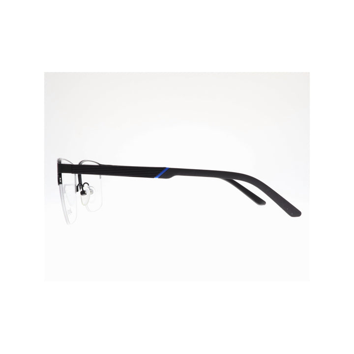 Joy Style For Unisex Eyeglasses Semi Rimless Square Shape Size 54 Hq01-31c1 Black
