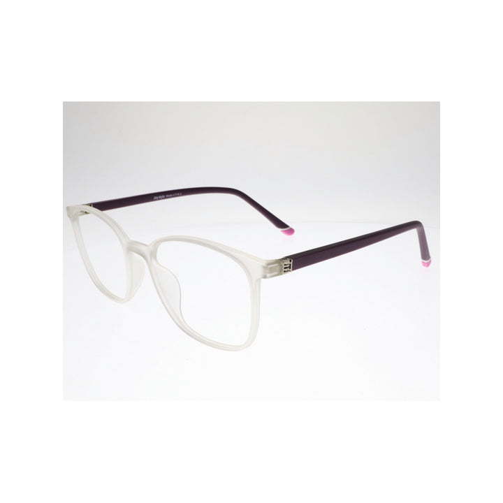 Joy Style For Unisex Eyeglasses Square Shape Size 49 Fd05-10c8 Clear White Violet