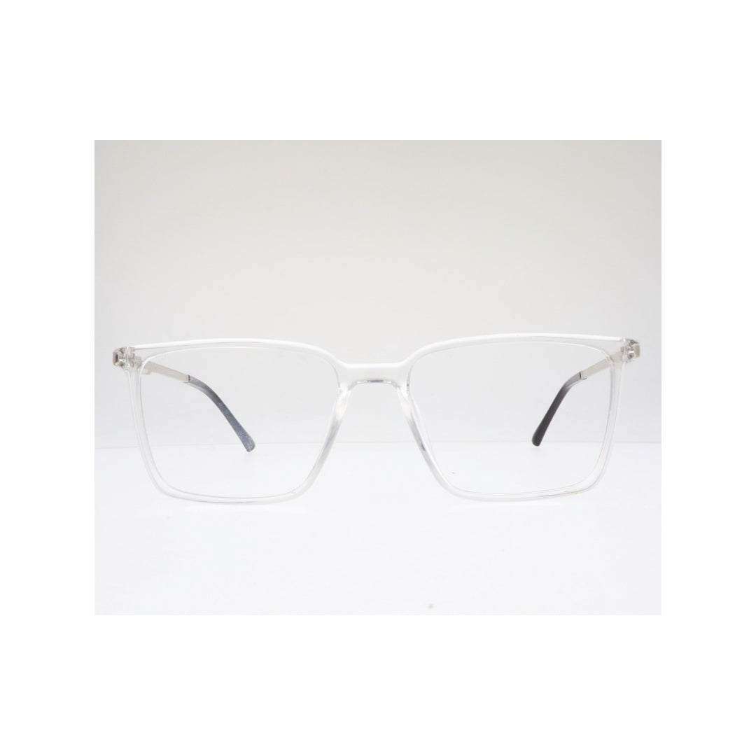 Joy Style For Unisex Eyeglasses Square Shape Size 50 Ch8631c7 Clear