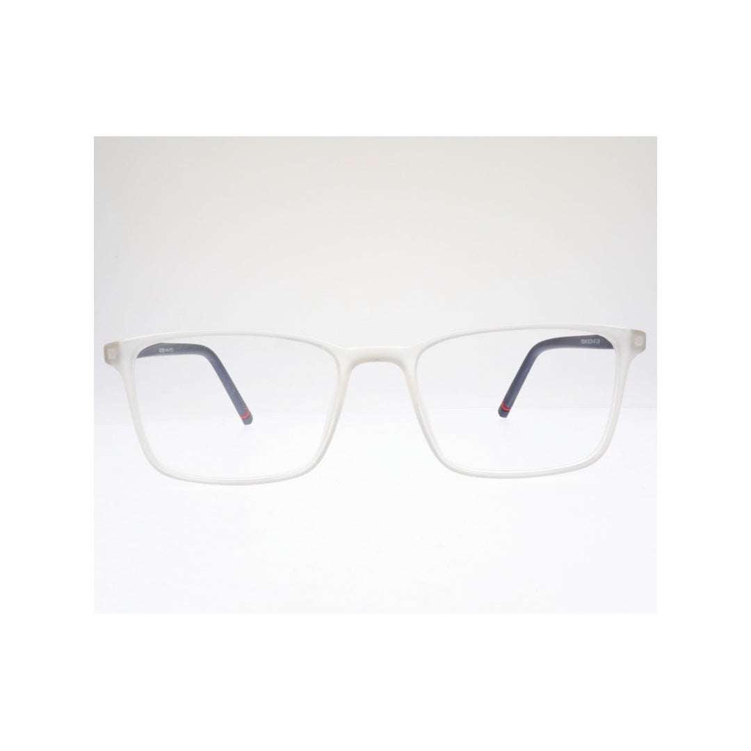 Joy Style For Unisex Eyeglasses Square Shape Size 50 Fd03-06c8 White Blue
