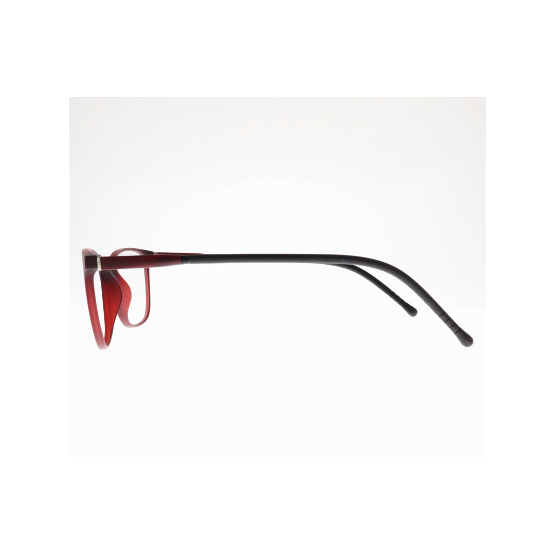 Joy Style For Unisex Eyeglasses Square Shape Size 50 Mx04-07c5 Red