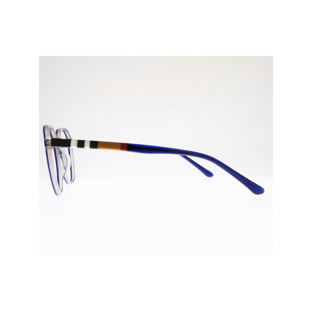Joy Style For Unisex Eyeglasses Square Shape Size 51 3355c5 Blue
