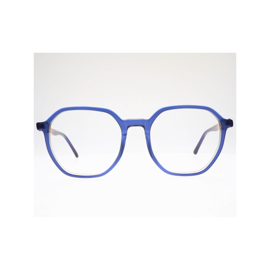 Joy Style For Unisex Eyeglasses Square Shape Size 51 3355c5 Blue