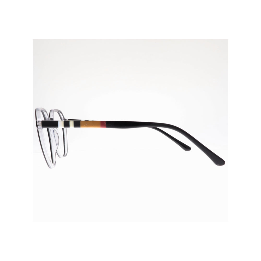 Joy Style For Unisex Eyeglasses Square Shape Size 51 P3355c2 Black