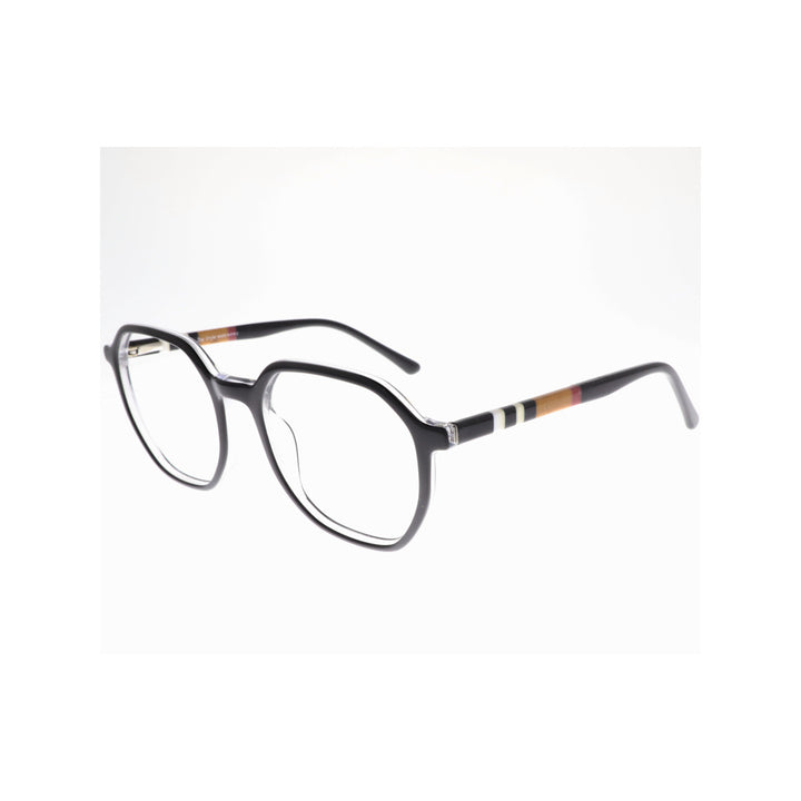Joy Style For Unisex Eyeglasses Square Shape Size 51 P3355c2 Black