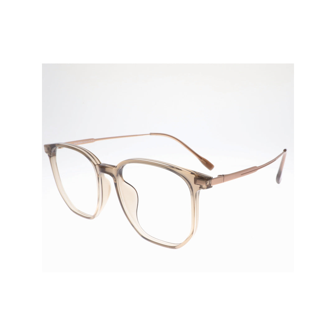 Joy Style For Unisex Eyeglasses Square Shape Size 52 23603c5 Beige Brown