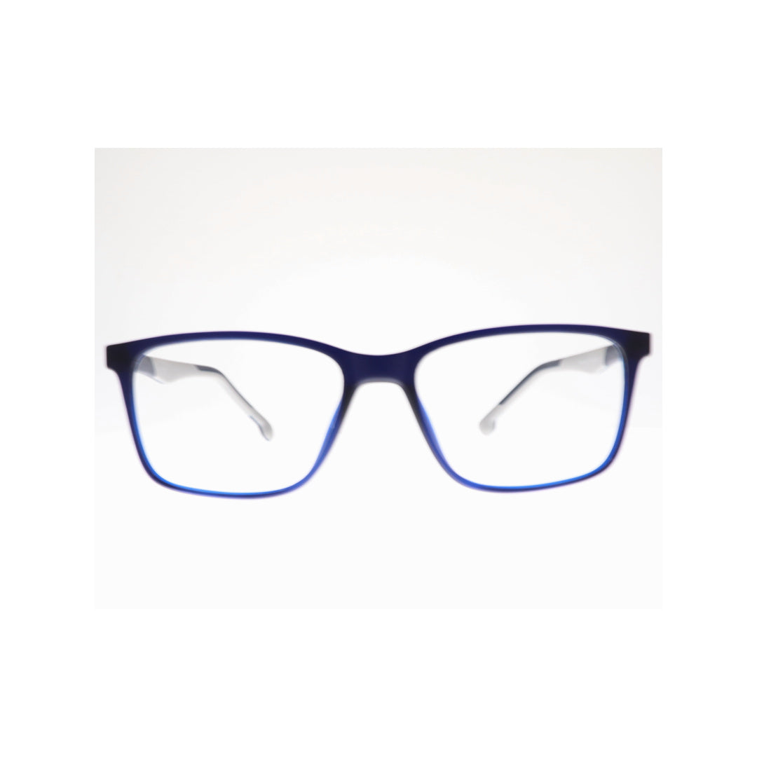 Joy Style For Unisex Eyeglasses Square Shape Size 52 Hf110c4 Blue