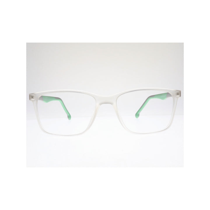 Joy Style For Unisex Eyeglasses Square Shape Size 52 Hf110c7 Clear White