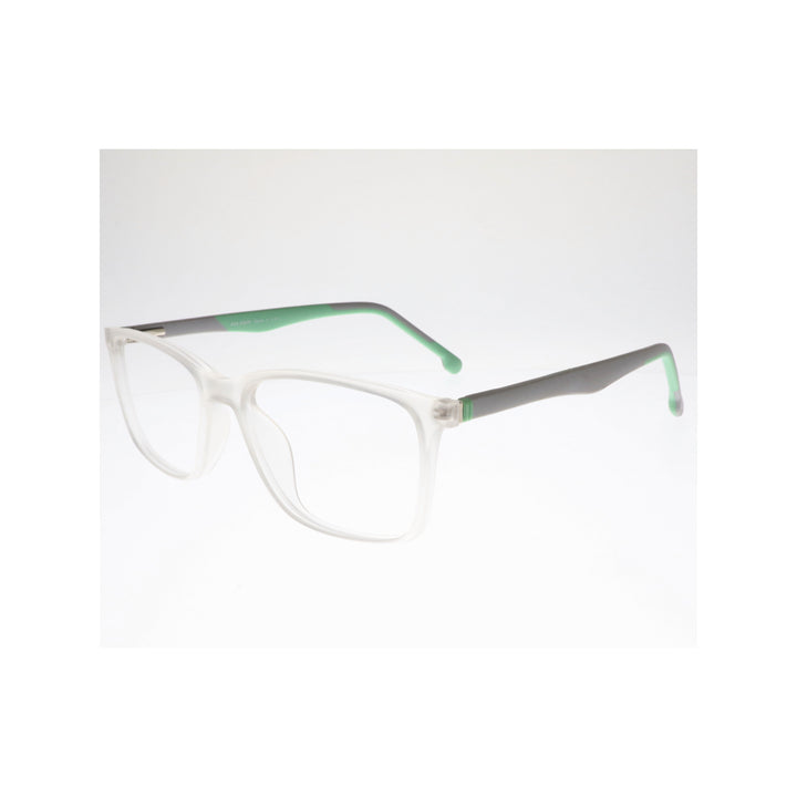 Joy Style For Unisex Eyeglasses Square Shape Size 52 Hf110c7 Clear White