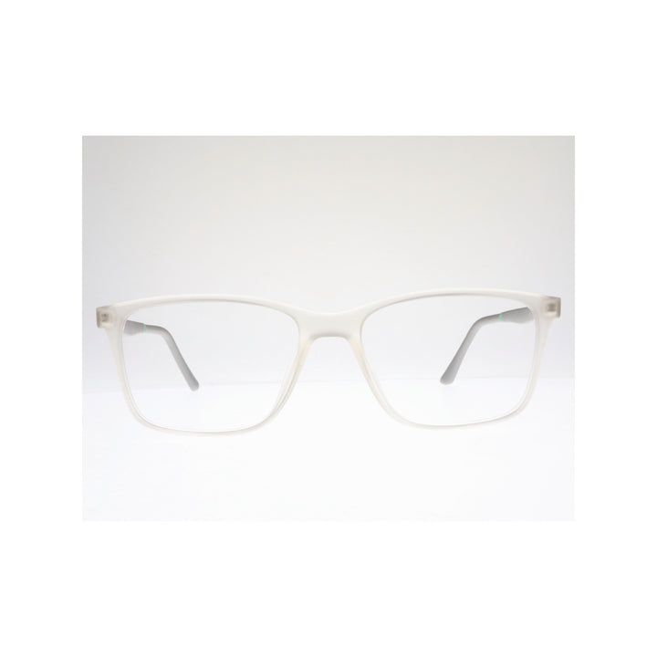 Joy Style For Unisex Eyeglasses Square Shape Size 52 Hf310c7 Clear White