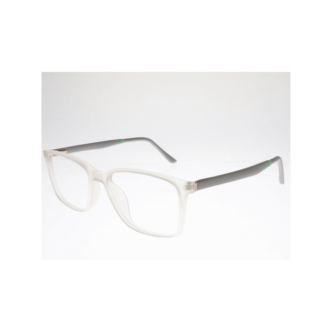 Joy Style For Unisex Eyeglasses Square Shape Size 52 Hf310c7 Clear White