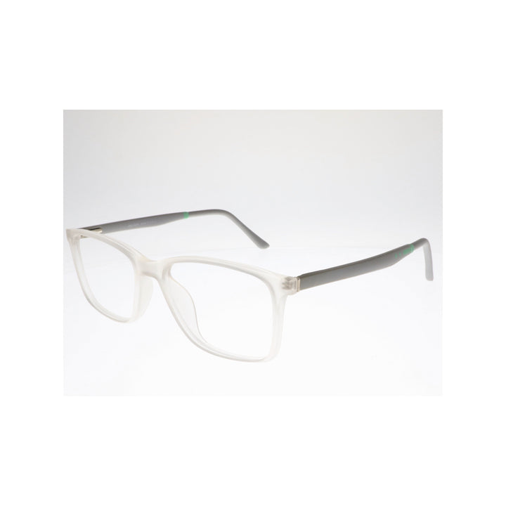 Joy Style For Unisex Eyeglasses Square Shape Size 52 Hf310c7 Clear White