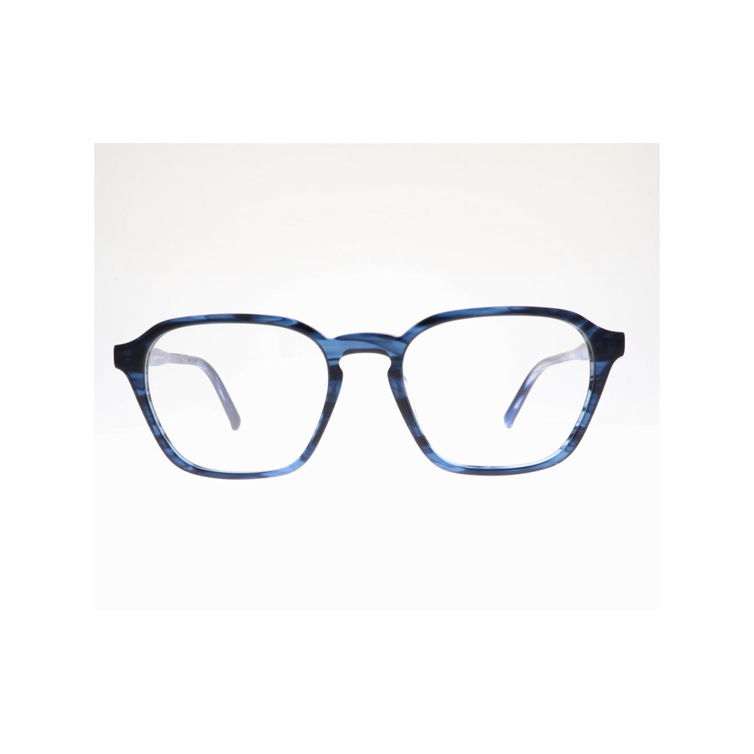 Joy Style For Unisex Eyeglasses Square Shape Size 52 Rdov5499c5 Blue Black