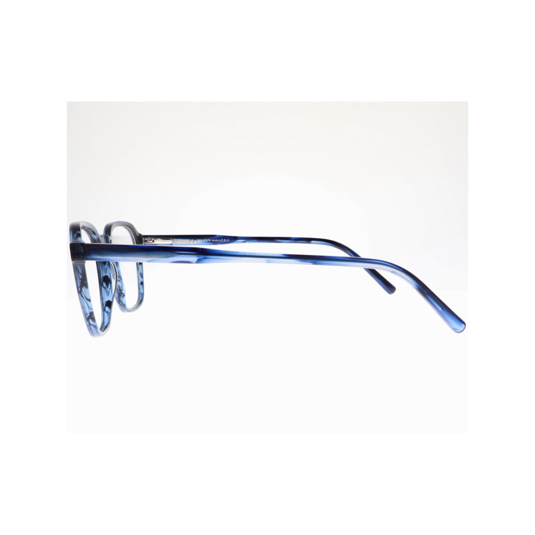 Joy Style For Unisex Eyeglasses Square Shape Size 52 Rdov5499c5 Blue Black