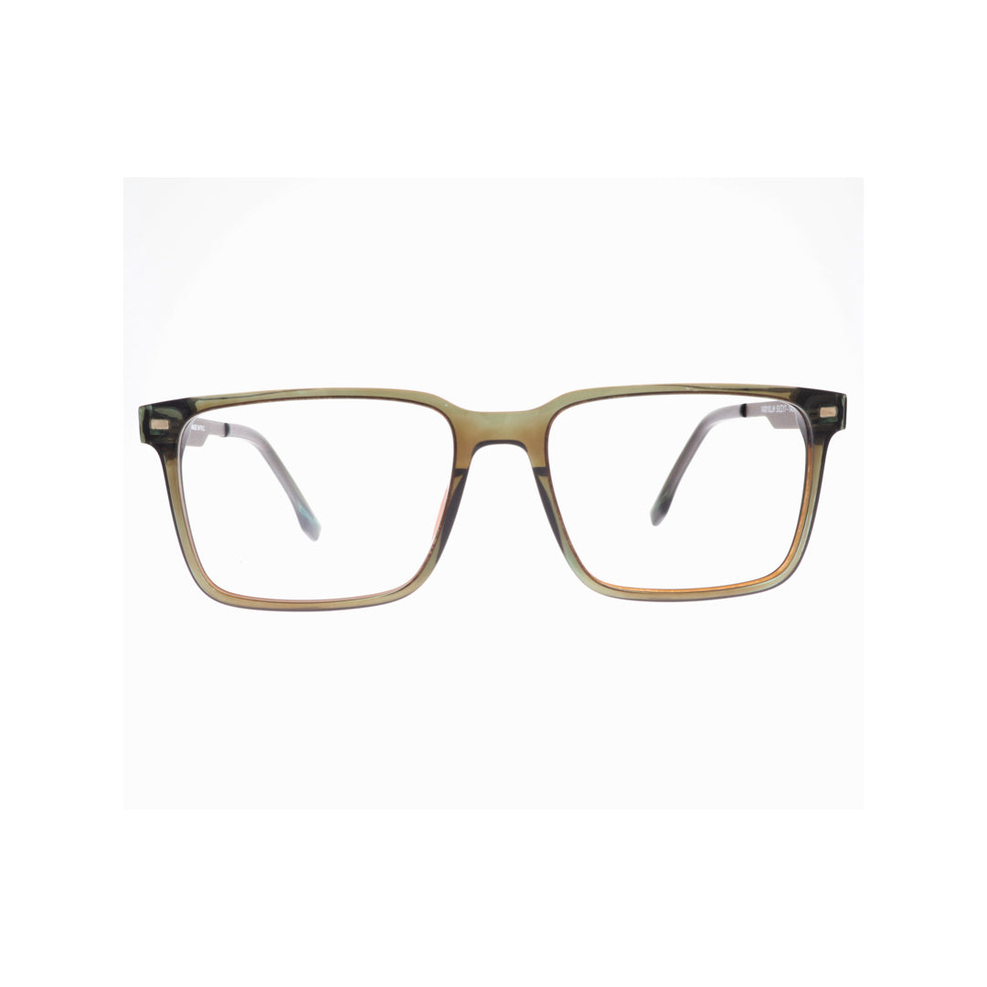 Joy Style For Unisex Eyeglasses Square Shape Size 53 140010c7 Brown Green