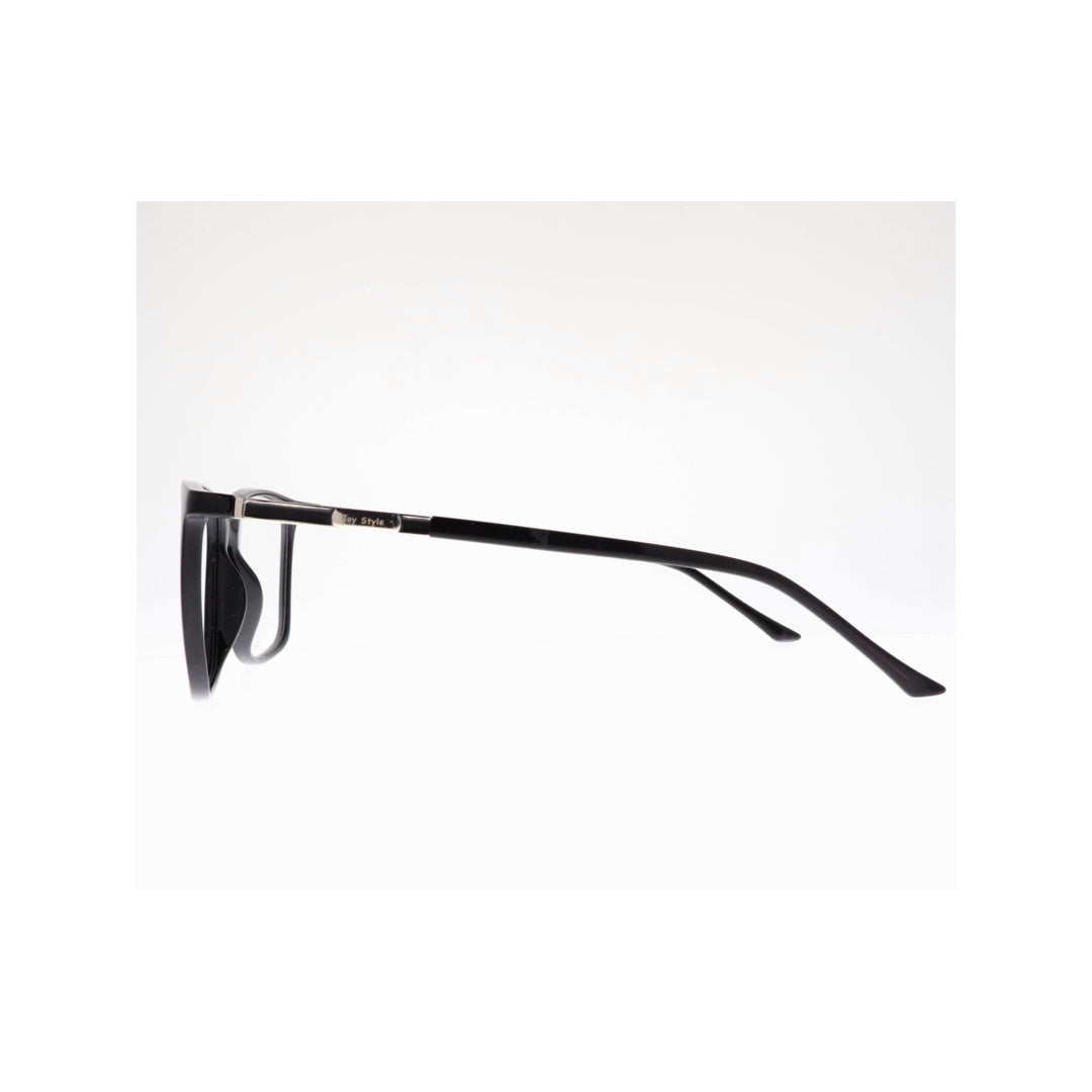 Joy Style For Unisex Eyeglasses Square Shape Size 53 Ch8635c4 Black