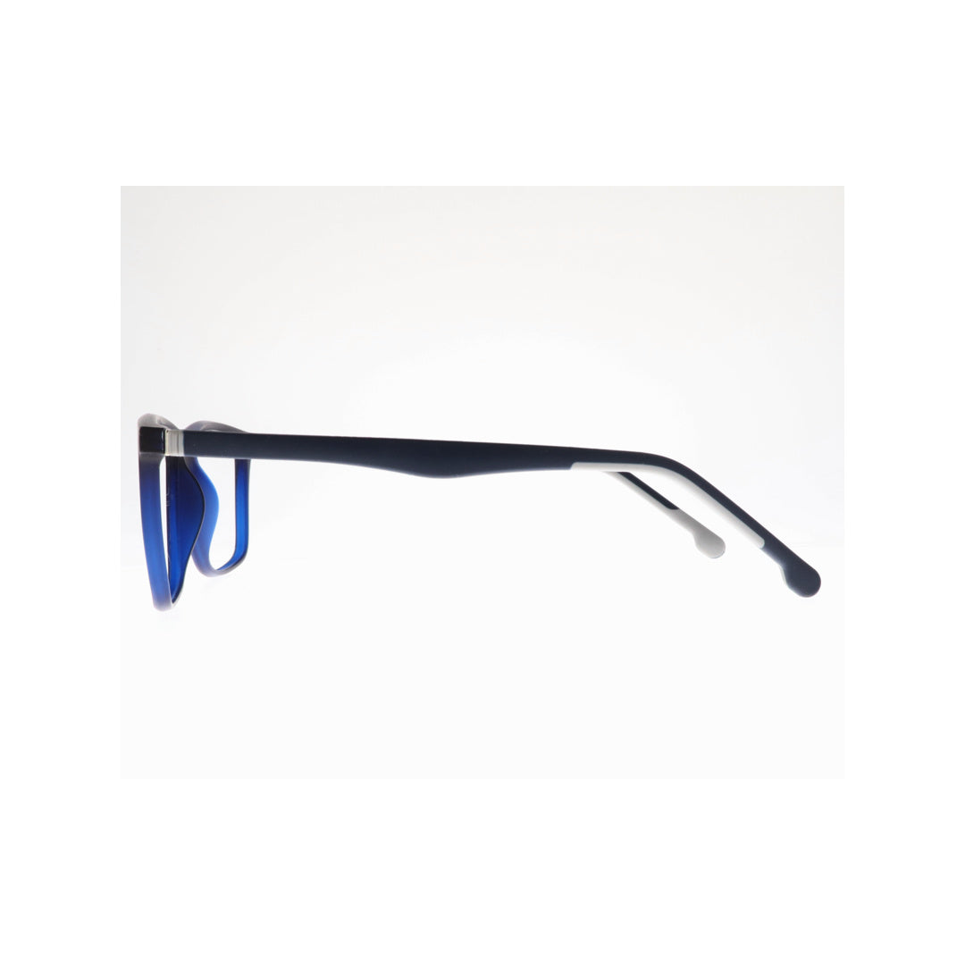 Joy Style For Unisex Eyeglasses Square Shape Size 53 Hf106c4 Dark Blue