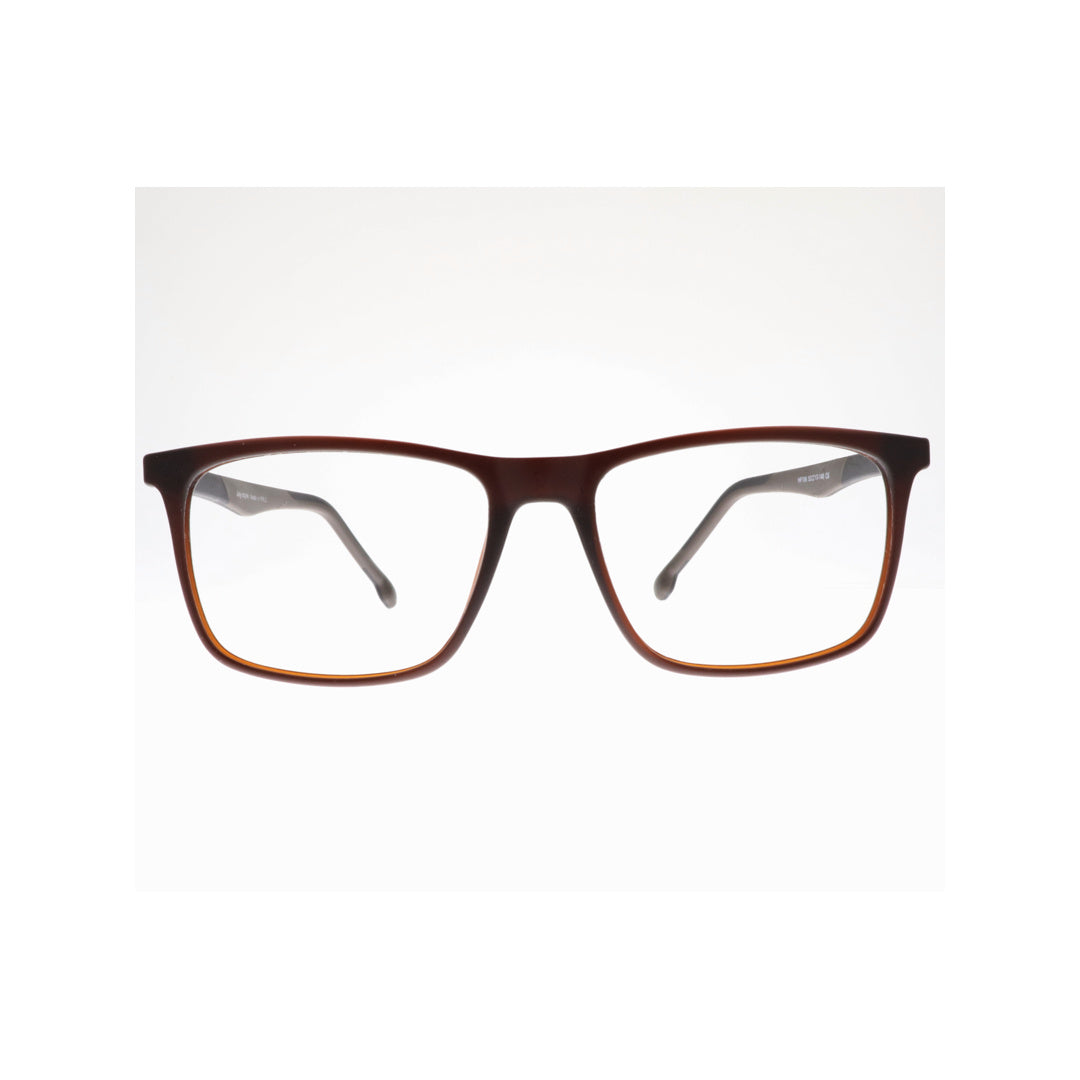 Joy Style For Unisex Eyeglasses Square Shape Size 53 Hf106c6 Brown