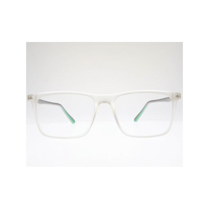 Joy Style For Unisex Eyeglasses Square Shape Size 53 Hf206c7 Clear White
