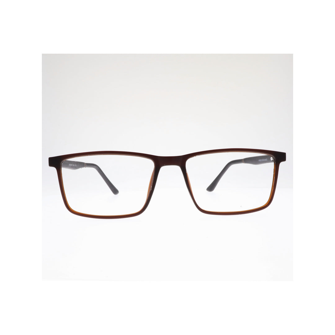 Joy Style For Unisex Eyeglasses Square Shape Size 53 Hf305c6 Brown