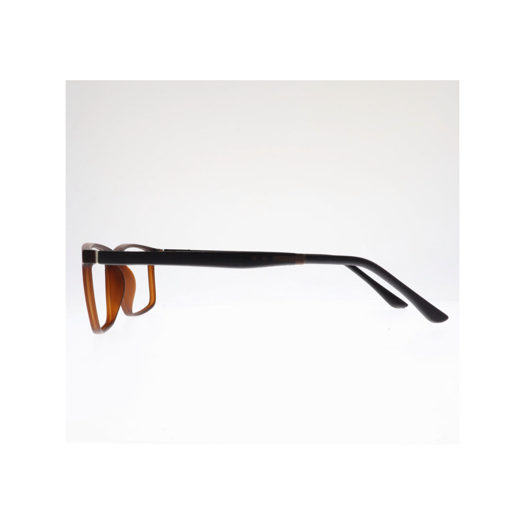 Joy Style For Unisex Eyeglasses Square Shape Size 53 Hf305c6 Brown