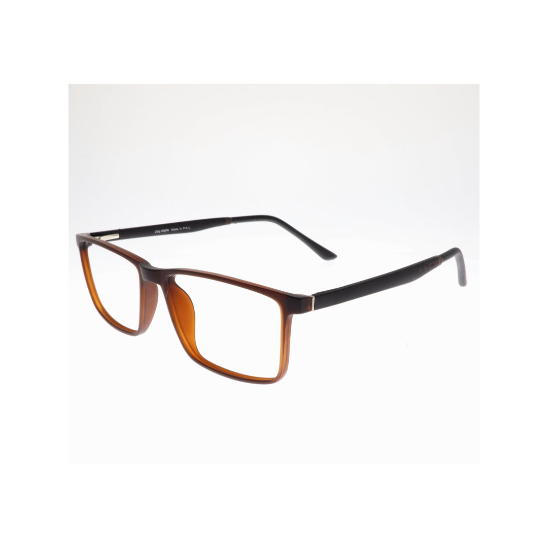 Joy Style For Unisex Eyeglasses Square Shape Size 53 Hf305c6 Brown