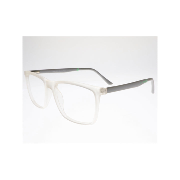 Joy Style For Unisex Eyeglasses Square Shape Size 53 Hf306c7 Clear White