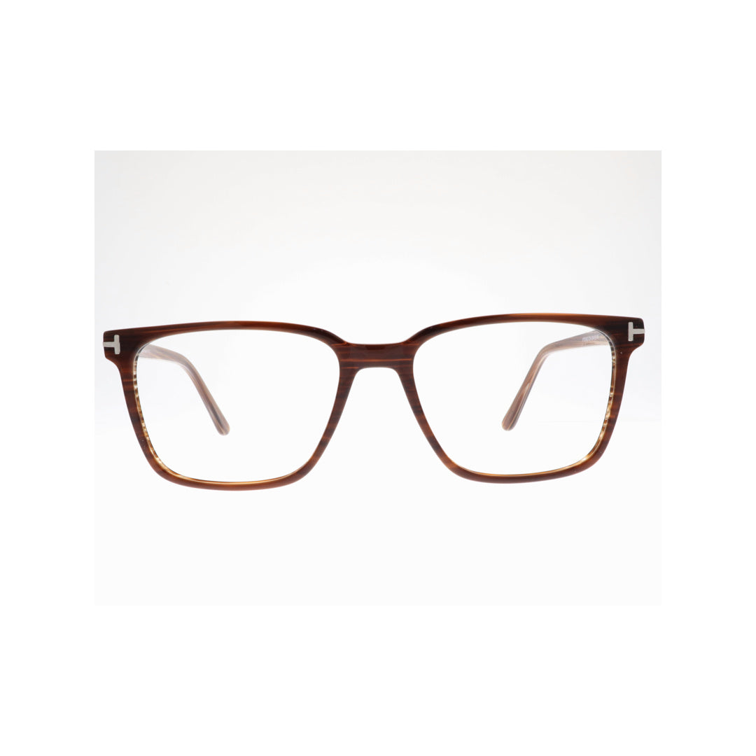 Joy Style For Unisex Eyeglasses Square Shape Size 54 Ft5742c14 Brown