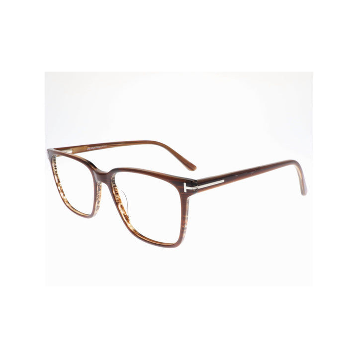 Joy Style For Unisex Eyeglasses Square Shape Size 54 Ft5742c14 Brown
