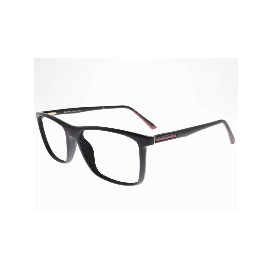 Joy Style For Unisex Eyeglasses Square Shape Size 54 Hf201c3 Matte Black