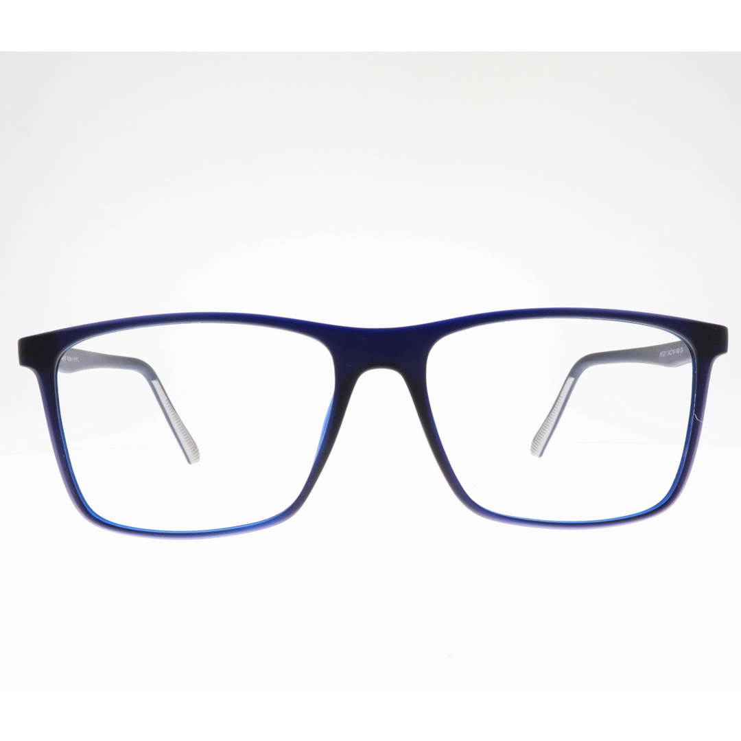 Joy Style For Unisex Eyeglasses Square Shape Size 54 Hf201c4 Matte Blue