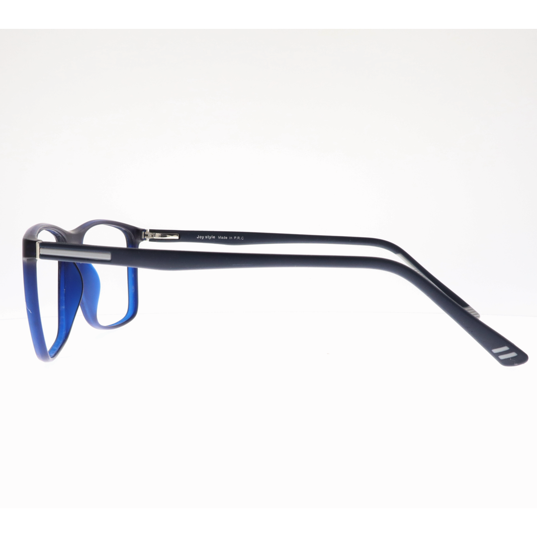 Joy Style For Unisex Eyeglasses Square Shape Size 54 Hf201c4 Matte Blue