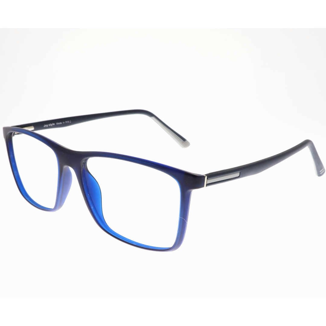 Joy Style For Unisex Eyeglasses Square Shape Size 54 Hf201c4 Matte Blue