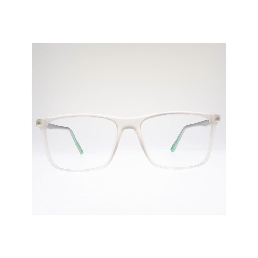 Joy Style For Unisex Eyeglasses Square Shape Size 54 Hf201c7 Clear White
